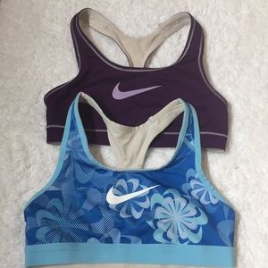 2 Nike sport bras